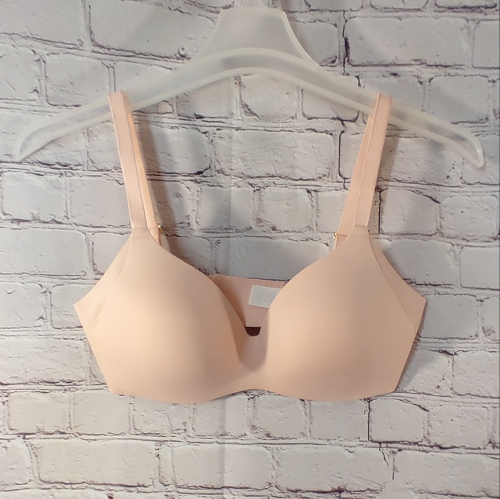 Knix Womans Wing Contour Rose Water Bra 3 Pink